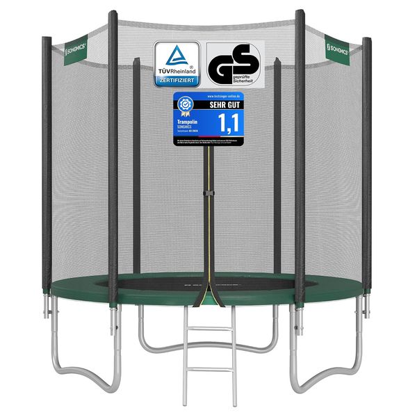 SONGMICS Gartentrampolin mit Sicherheitsnetz