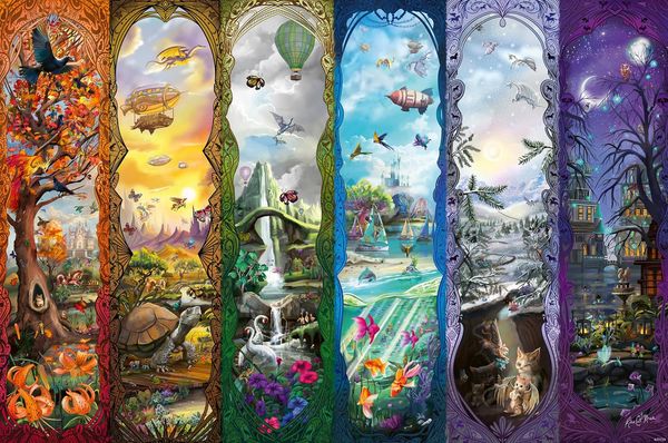 Ravensburger Puzzle 12001422 - Die sechs Portale - 7000 Teile Puzzle für Profis und Fantasy-Fans, Geschenke für Erwachsene und Kinder ab 14 Jahren