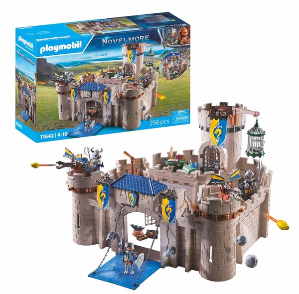 PLAYMOBIL Novelmore 71642 Arwynns Burg, Ritterburg, inklusive DREI Rittern und zahlreichen Accessoires für realistische Gefechte, actionreic