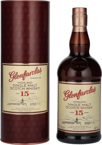 Glenfarclas 15 Jahre Highland Single Malt Scotch Whisky – 700ml, 46% Vol.