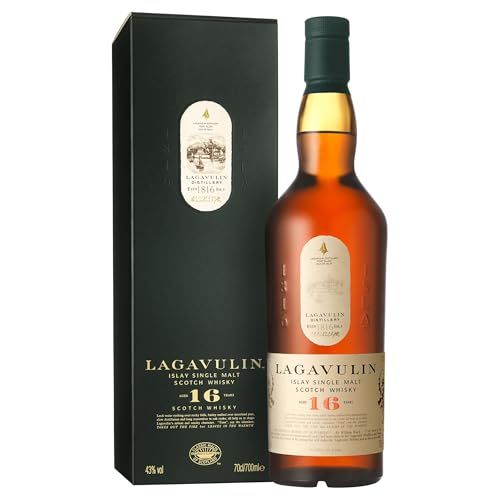 Lagavulin 16 Jahre Islay Single Malt Scotch Whisky | 43 % vol | rauchig | intensiv | torfig | in Geschenkbox | 700ml