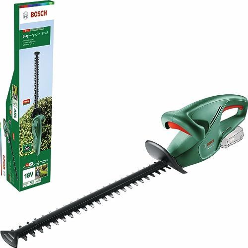 Bosch EasyHedgeCut 18-45 Akku-Heckenschere (ohne Akku, 18-Volt-System, Messerlänge 45 cm, im Karton)