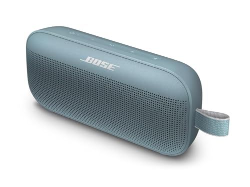 Bose SoundLink Flex Bluetooth Lautsprecher – kabelloser, wasserdichter, tragbarer Outdoor-Lautsprecher, Blau