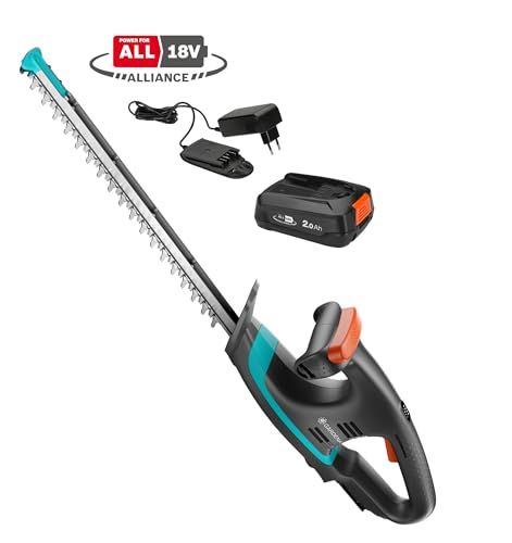 Gardena EasyCut 40/18V P4A Akku-Heckenschere – Ready-to-Use Set, Präzisionsmesser, 2,3 kg